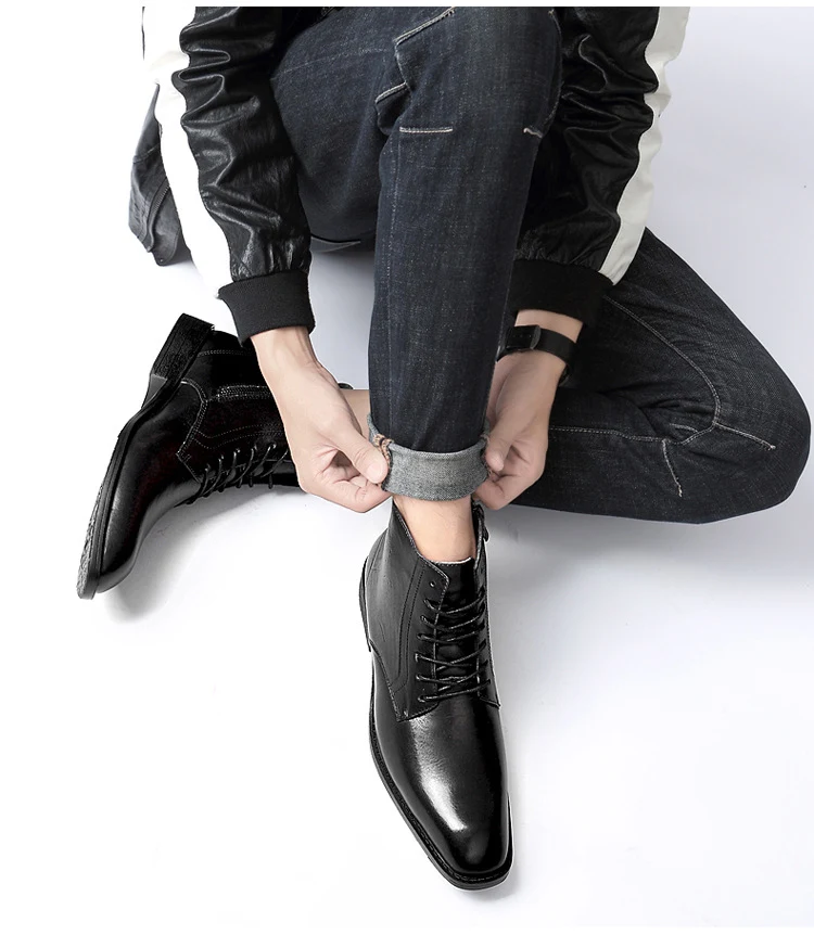 Title 2, Mens High-Top Business Shoes Professional Styl...