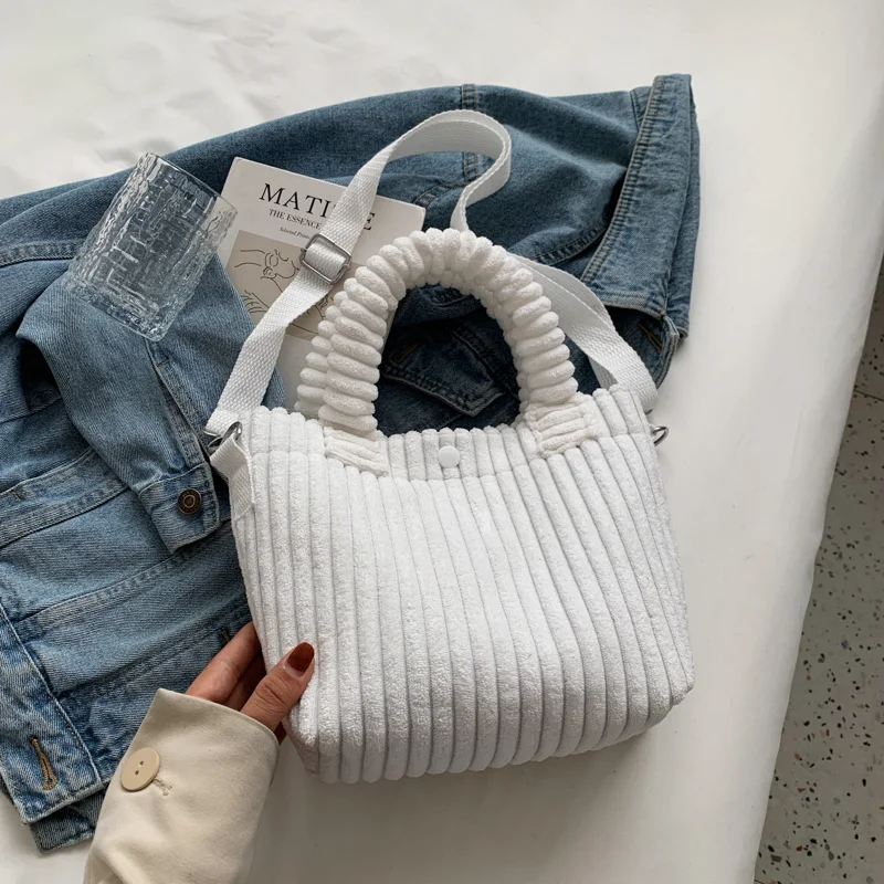 Title 1, Autumn And Winter Plush Cute Furry Handbag Tote...