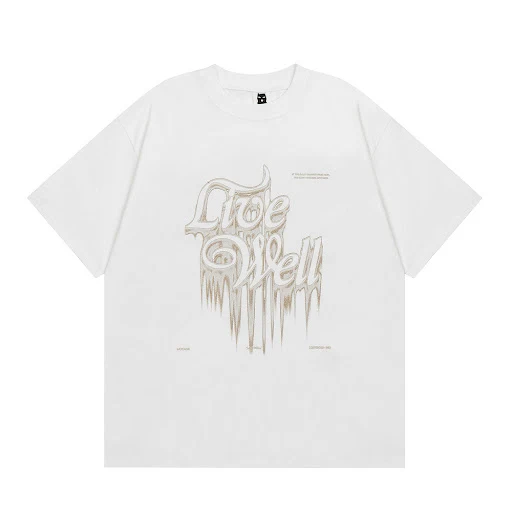 Title 2, Camiseta gótica de manga corta con cuello alzad...