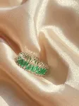 Green White Gold Plated