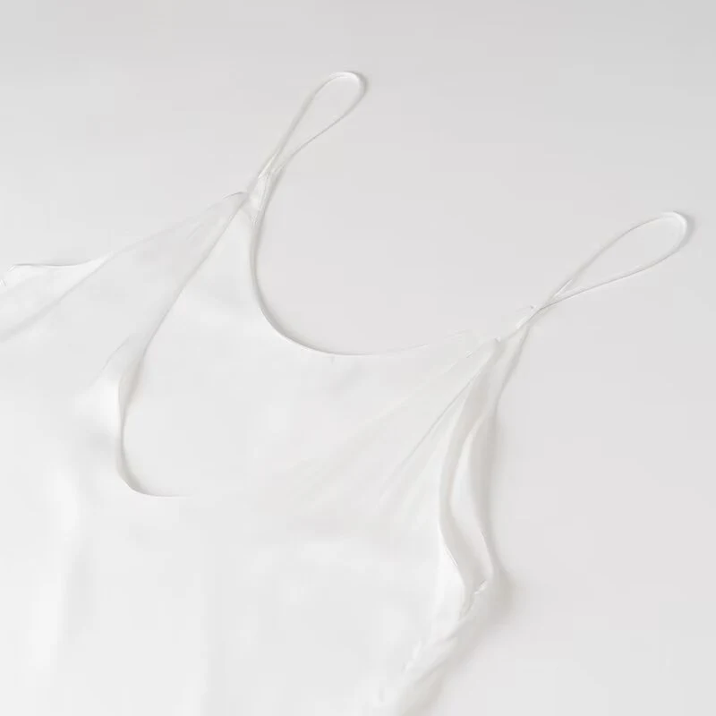 Title 5, Womens Elegant Silk Satin Texture Double-layer...
