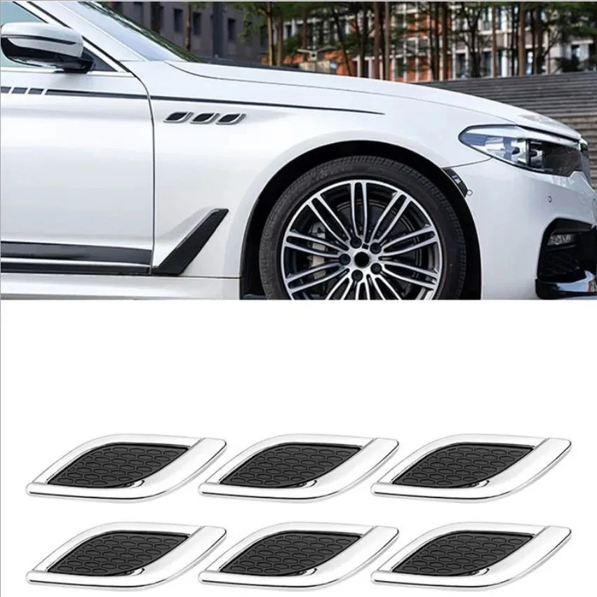 Shark Gills Simulation Air Outlet Label Side Air Outlet Decoration improves your car's style and ventilation with easy i — photo 4