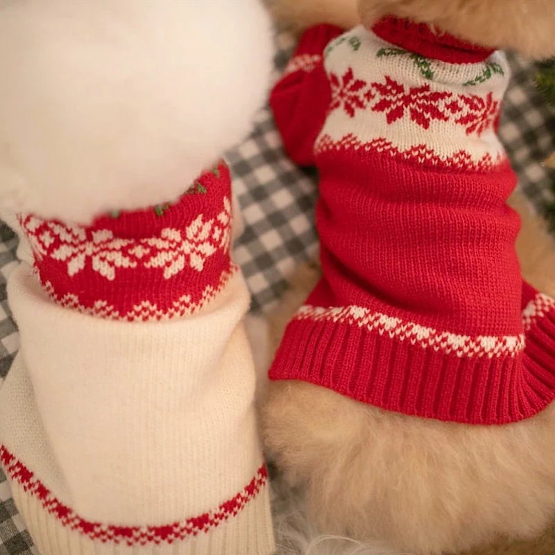 Title 4, Dog Knitted Sweater VIP Schnauzer, a warm and s...