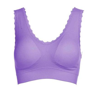 No trace no rim lace sports bra for fitness, sleep, large size, full cup, postpartum, breastfeeding underwear offering c — photo 18