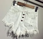 Women's Casual Summer Denim Shorts High Waisted Sexy Short Jeans, perfect for a relaxed summer style, comfortable and fa — photo 2