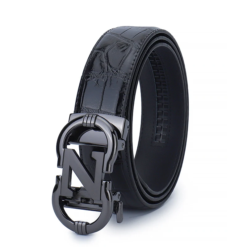 Men's Leather Casual Business Belt Versatile Style and Comfort for Work or Leisure Classic Buckle Premium Leather Durabl — photo 2