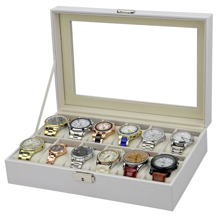 12-Digit Watch Storage Box Protect your valuable timepieces in style. This storage box keeps your watches organized, sec — photo 5