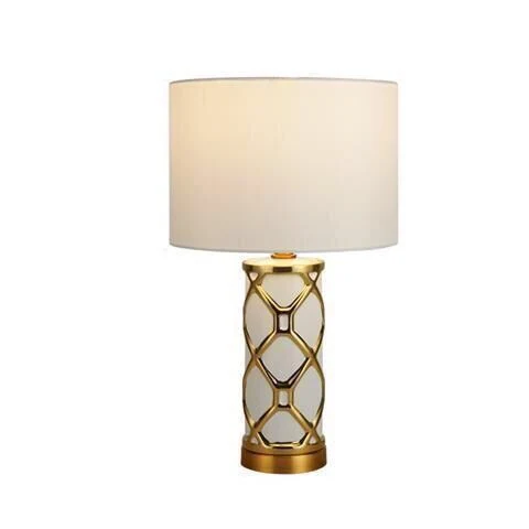 Title 2, American Living Room Household Ceramic Lamp. Ad...