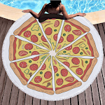 Fruit-shaped round beach mat perfect for relaxation, sunbathing, and summer fun. Enjoy picnics and outdoor moments with — photo 10