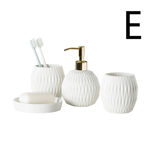 Title 10, Set bicchiere e tazza per collutorio da bagno n...