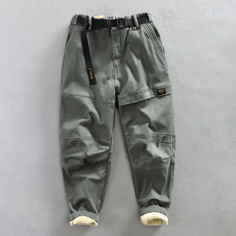 Title 2, Heren Velvet gevoerde casual werkbroek. Comfort...