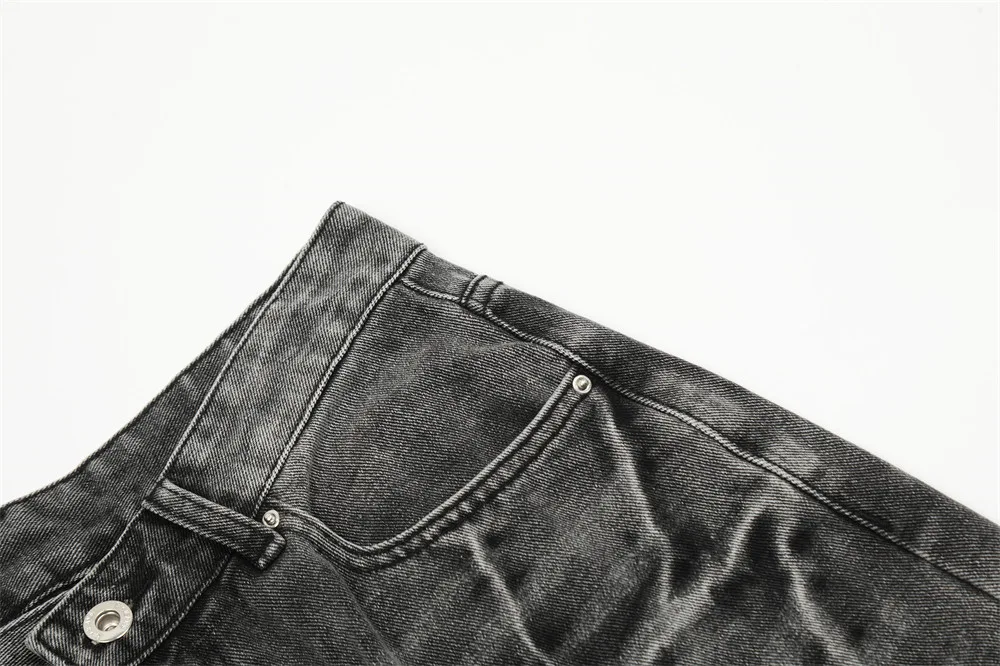 Title 8, Mens Worn Looking Washed-out Denim Shorts, Loo...