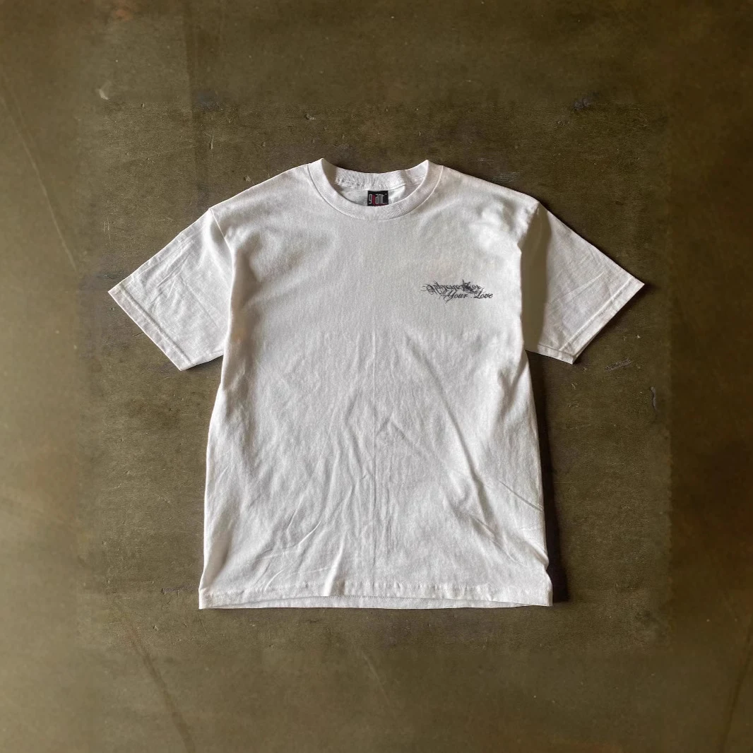 250g Heavy Cotton Vintage Tattoo Top – Comfortable and breathable, this tee features a vintage tattoo design for a long- — photo 5