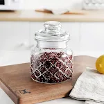 Grid transparent round cover