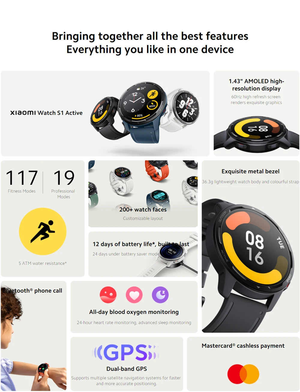 Title 2, Dual Band GPS Motion Pedometer Smart Watch. Tra...