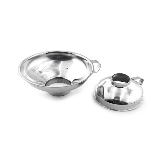 Title 3, Stainless Steel Wide Mouth Funnel Large Diamete...