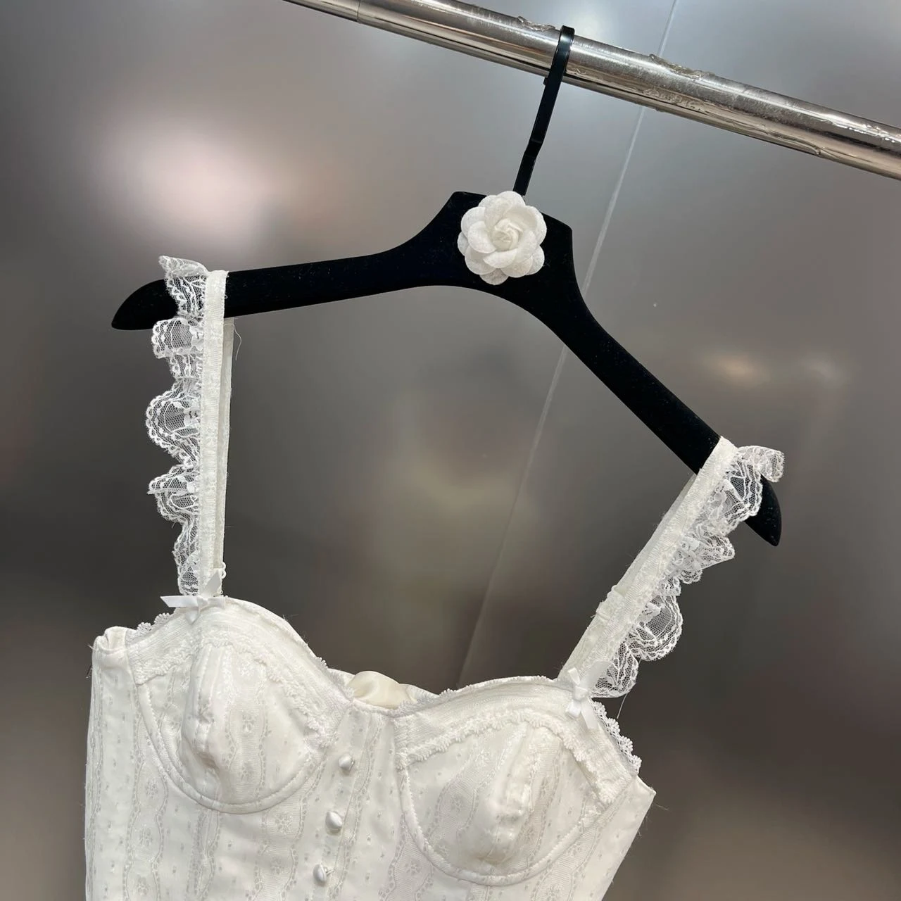 Shoulder Strap Single Breasted Back Ribbon Waist — photo 5