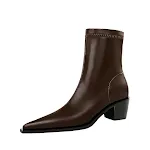 Sexy High-Heeled Pointed Toe Skinny Short Boots, Elevate Your Style with These Chic and Comfortable Boots for Any Occasi — photo 2