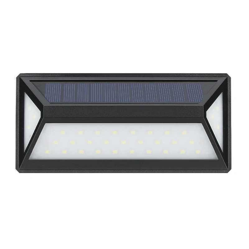 Title 7, Solar wall light for outdoor use. Provides brig...