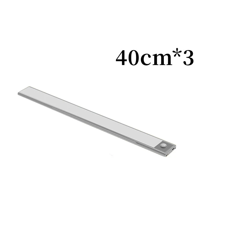 Motion Sensor LED Under Cabinet Light USB Rechargeable Wardrobe Closet Night Light For Kitchen Indoor Wall Lamps — photo 2