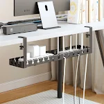 Punch-free Cord Manager Power Cord Finishing Box Under The Table, keeps power cords organized and hidden, easy to instal — photo 3