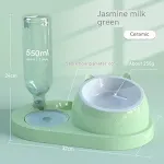 Large Milk Green Ceramic Bowl