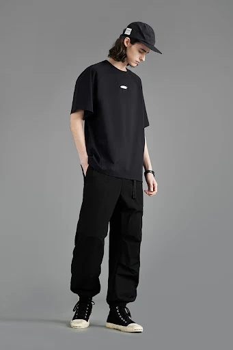 Title 20, Casual Loose Outdoor Solid Color Straight-leg P...