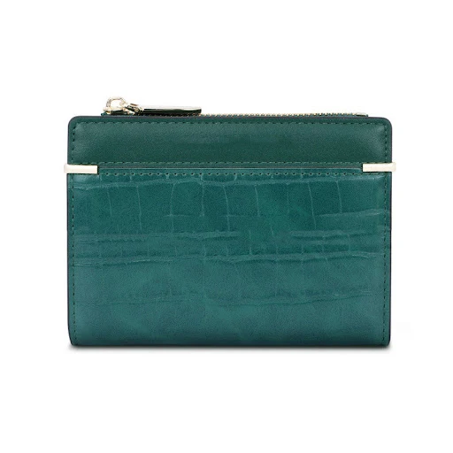 Title 1, Monedero pequeño plegable para mujer con hebill...