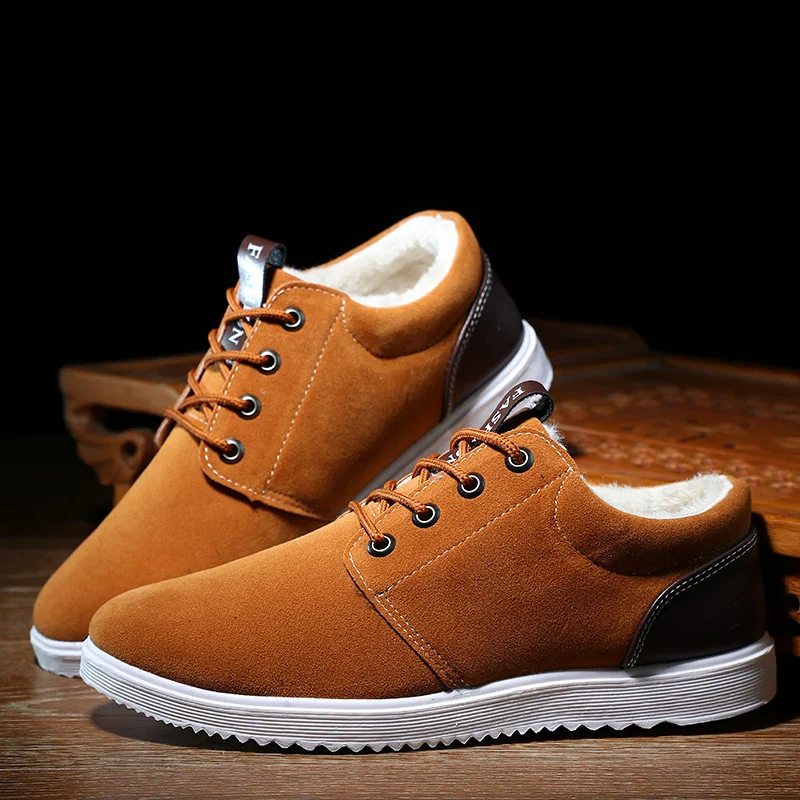 The winter men's casual shoes breathable shoes shoes 1200 British tide scrub and cotton shoes — photo 6