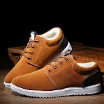 The winter men's casual shoes breathable shoes shoes 1200 British tide scrub and cotton shoes — photo 6