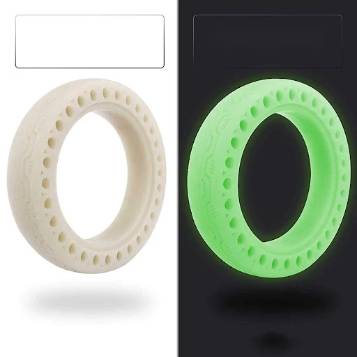 Title 3, Honeycomb luminous tire for enhanced road safet...