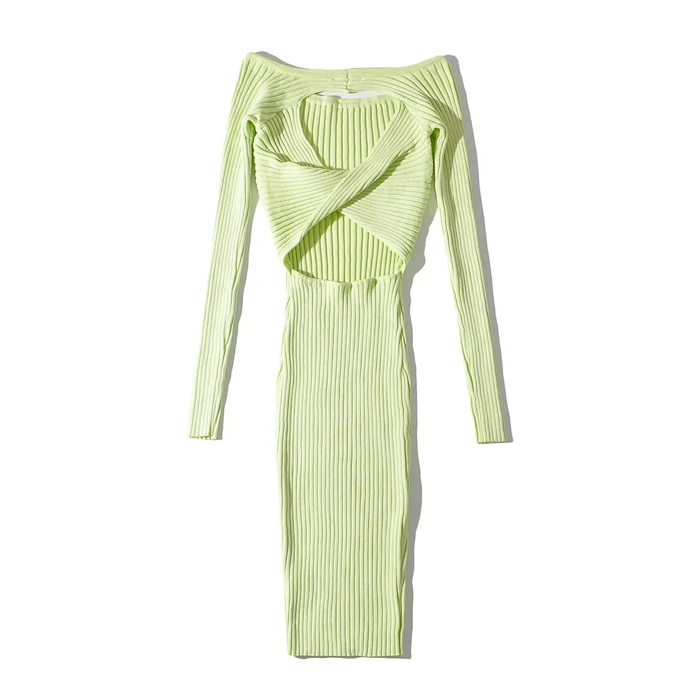 Title 11, Womens Square Collar Twist Two-way Wearing Lon...