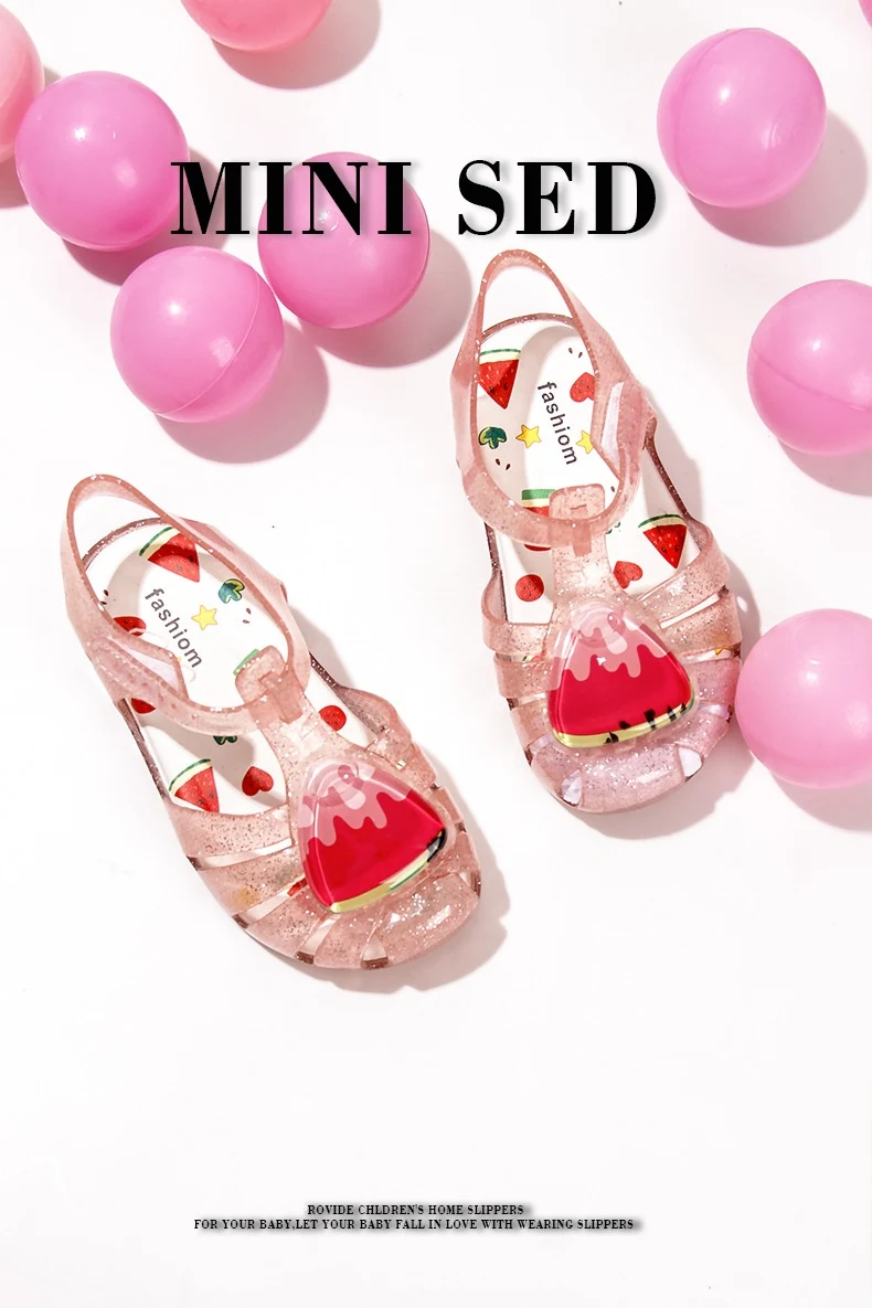 Title 12, Meli Crystal Buty z owocami, miękka podeszwa w ...