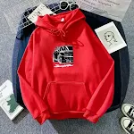 Moletom com capuz de veludo acolchoado, solto e manga longa plus size feminino. Roupa feminina versátil e confortável para diversas ocasiões. — foto 27