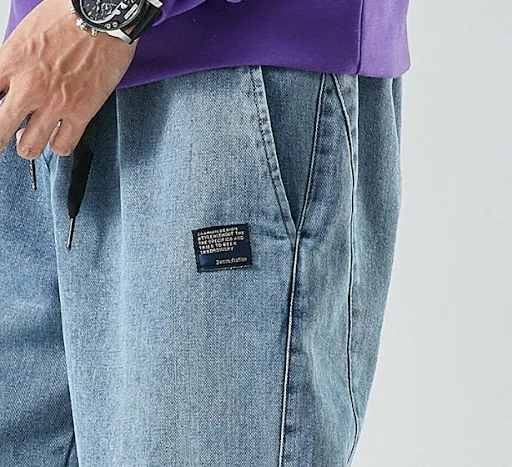 Title 9, Jeans Masculina Fashionable Loose Plus Size Cal...