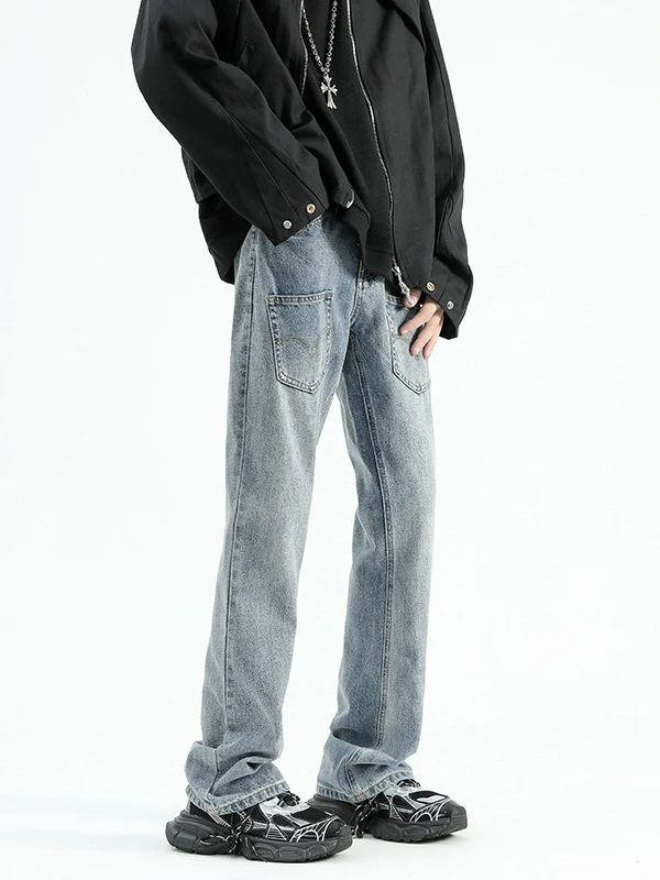 Title 5, Stylish Multi-pocket Skinny Jeans For Men. Offe...
