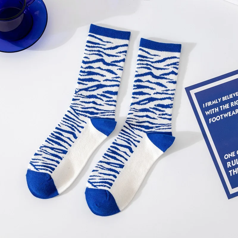Title 4, Tube Socks Navy Blue Korean Version Of All-matc...