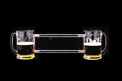 Title 2, Double conjoined wine glasses for sharing and t...