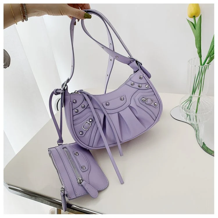 Title 22, New Womens PU One Shoulder Synthetic Leather S...