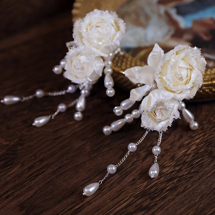 Brincos Personalizados com Flores de Rosa Super Imortais e Brilhantes, para um toque único e beleza radiante — foto 4