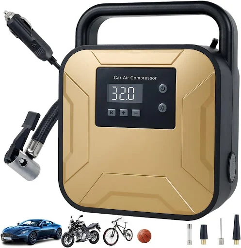 Title 6, Digital Display Car Tire Inflator, Automatic Ch...