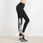 Women's Leggings with Foreign Trade Letter Printing DDK12 Slim Pencil Pants. Experience a comfortable fit and stylish de — photo 4