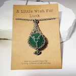 Colar com pingente de esfera de cristal branco ametista natural. Amor e paz. Atraia energia positiva e realce sua beleza com esta joia única. — foto 22