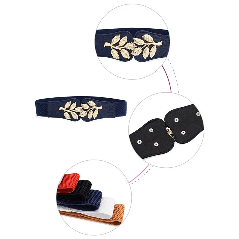 Title 4, Waist Elastic Elastic Belt Decorative Dress Swe...