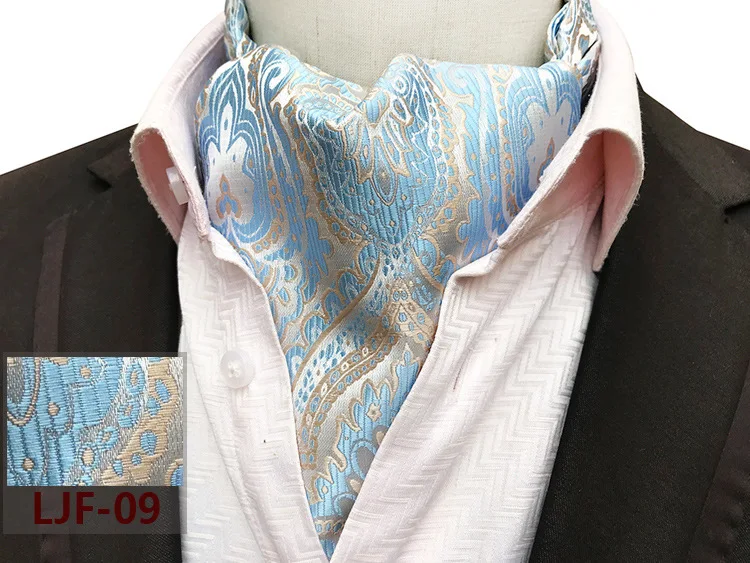 Title 18, Sciarpa da Uomo Jacquard Poliestere Stile Brita...