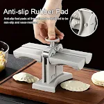 Molde para hacer empanadillas de doble cabezal, artefacto perezoso para hacer empanadillas, prensa manual, accesorios de cocina. — foto 6