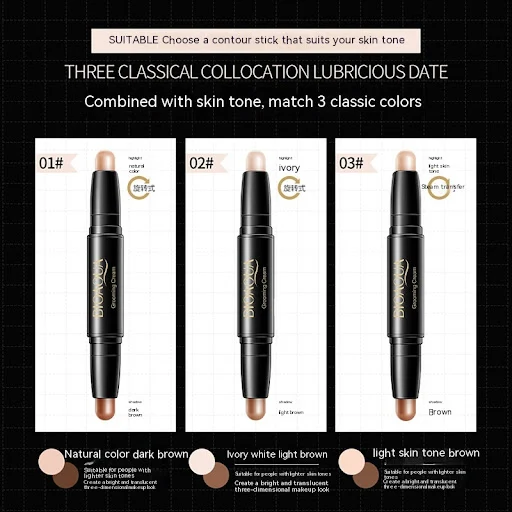 Title 2, Double-Headed Light and Shadow Contour Stick, C...