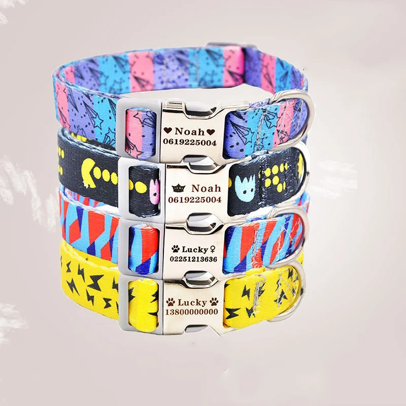 Title 4, Fashionable, colorful personalized pet dog tag ...