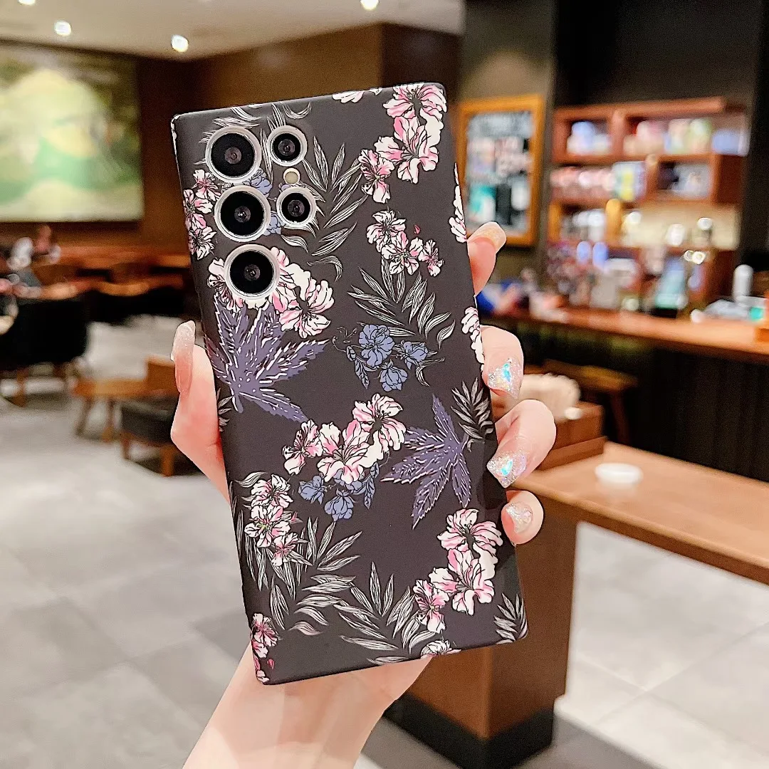 Title 2, Capinha de celular S23U com flores vintage e al...