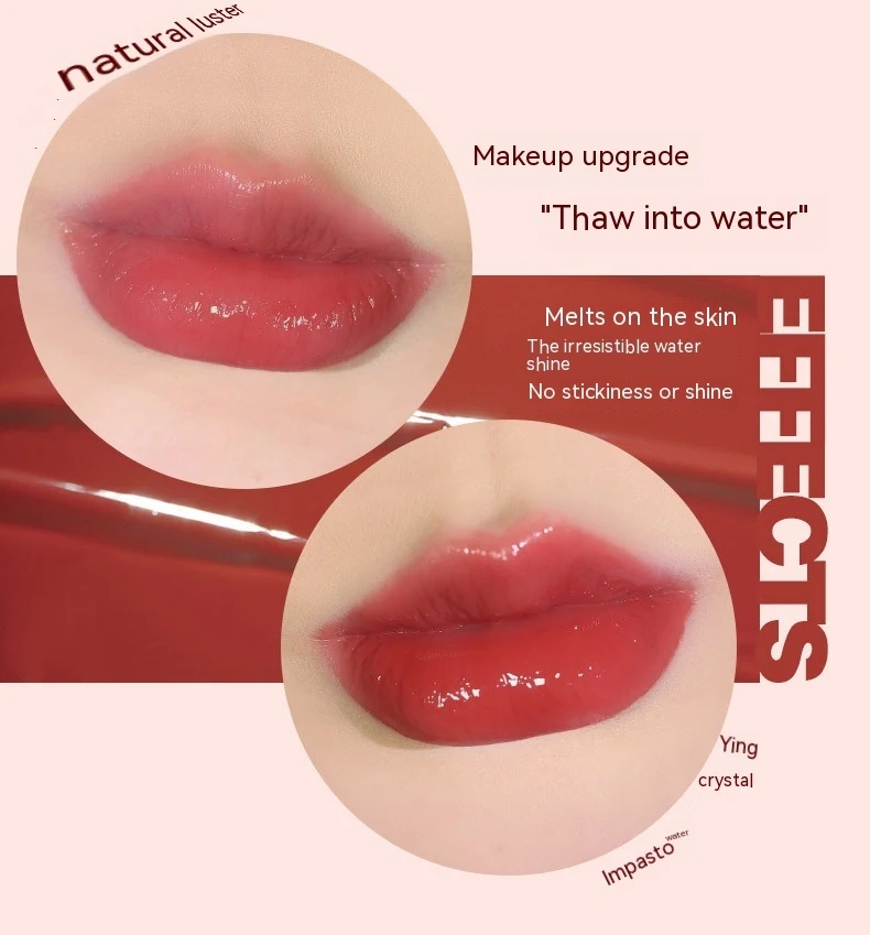 Girl Lip Balm White Lipstick Lip Glaze Mirror Hydrates and adds shine for soft, beautiful lips. The perfect lip care and — photo 8